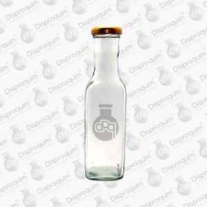 Botella 370 ml Vidrio Cuadrada