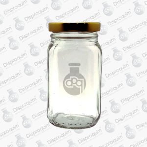 Pomo 250 ml Vidrio Cuadrado