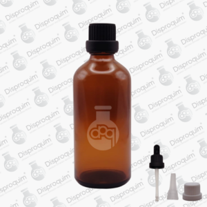 Frasco 100 ml Vidrio Ambar