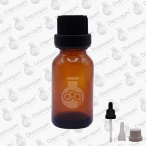Frasco 15 ml Vidrio Ambar