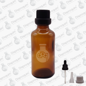 Frasco 50 ml Vidrio Ambar